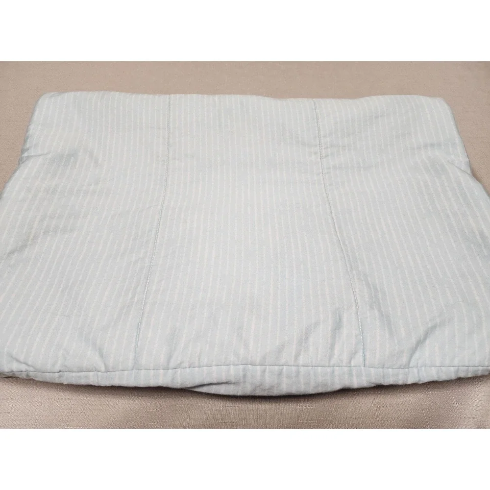 Beddy's Bed Ease Quilted Padded Pillow Shams 19 x 24  Baby Blue White‎  (3)